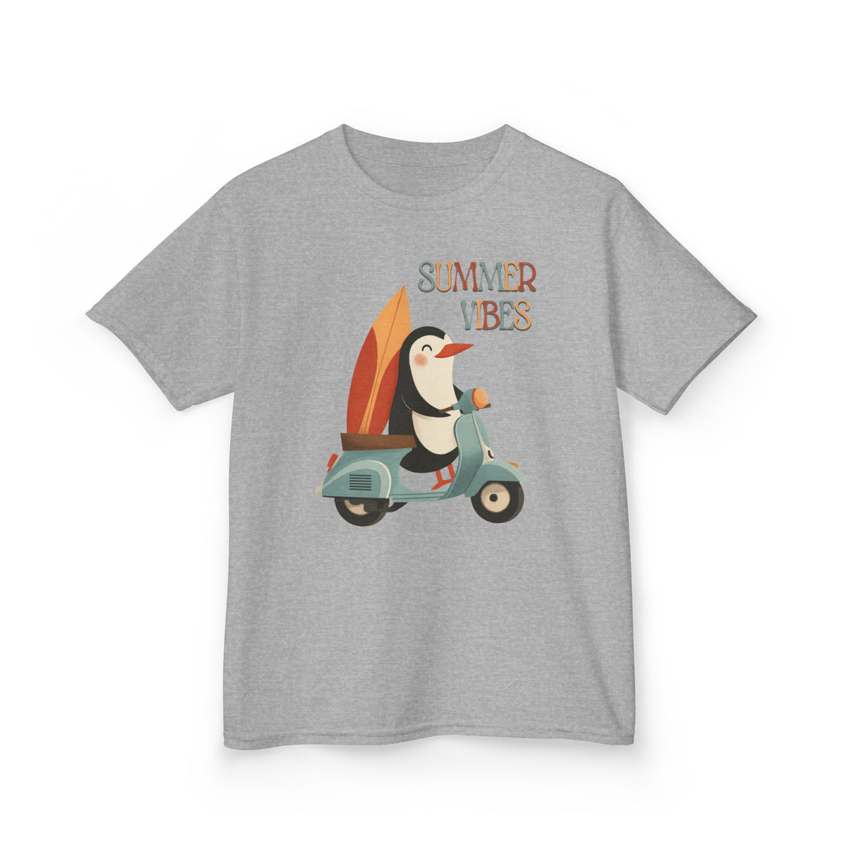 'Summer Vibes' Penguin Kids Tee