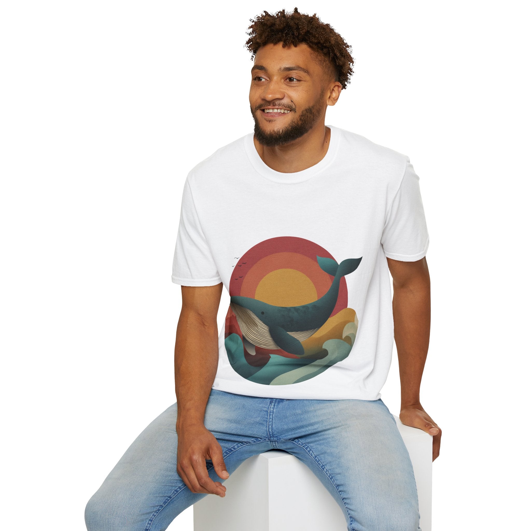 Majestic Humpback Whale Adult Tee