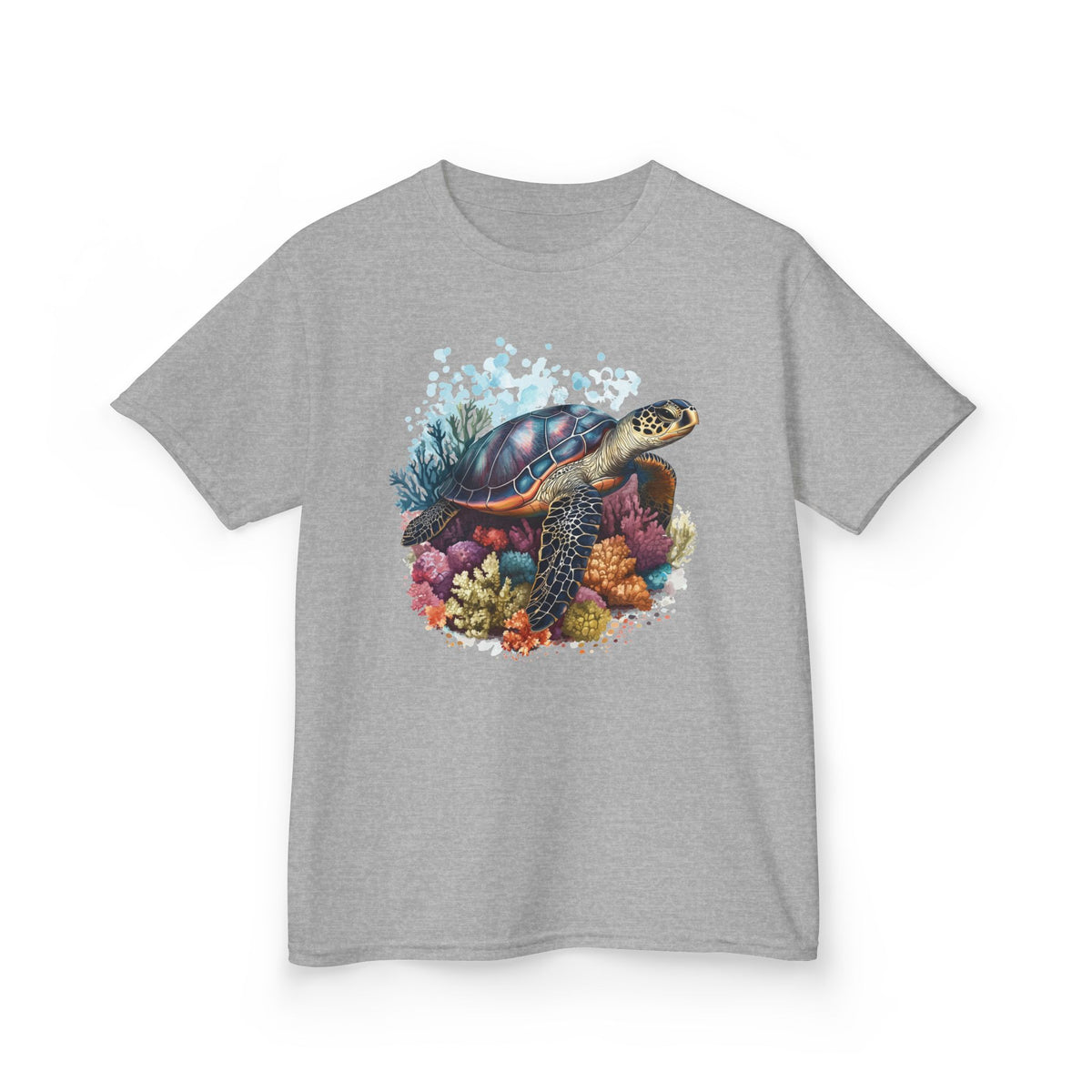 Colourful Sea Turtle Kids Tee