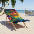Colorful Rainforest Path Beach Towel