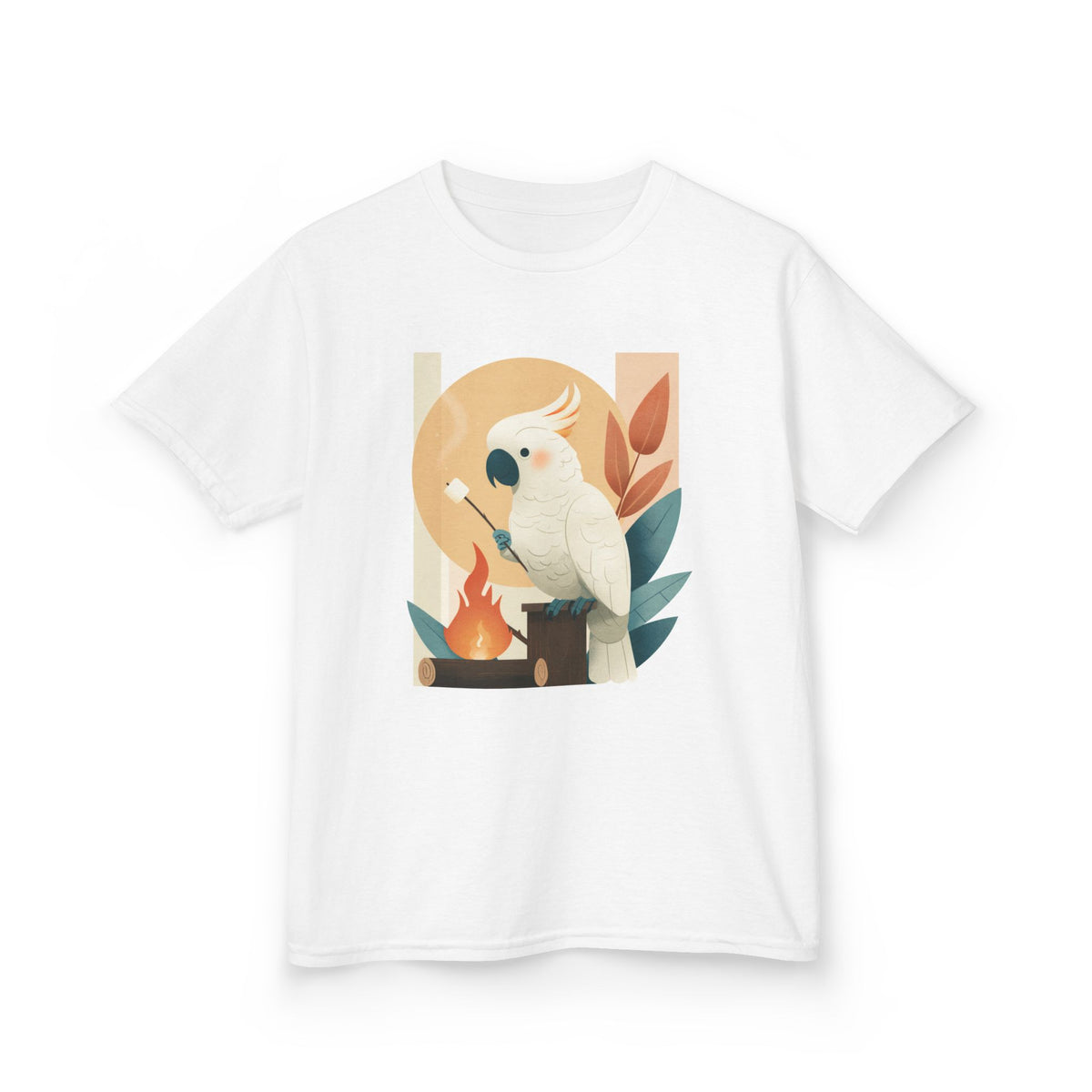 Camping Cockatoo Kids Tee