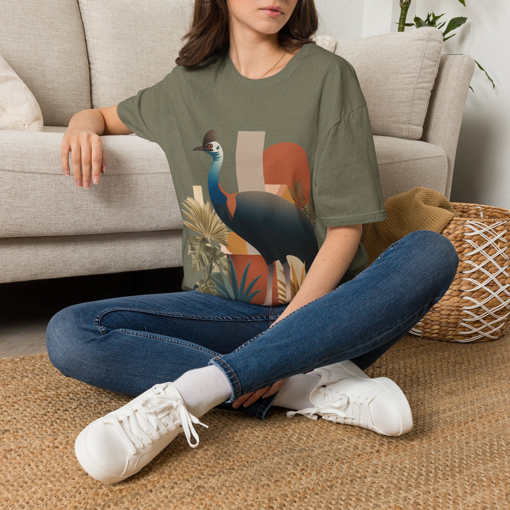 Curios Cassowary Adult Tee