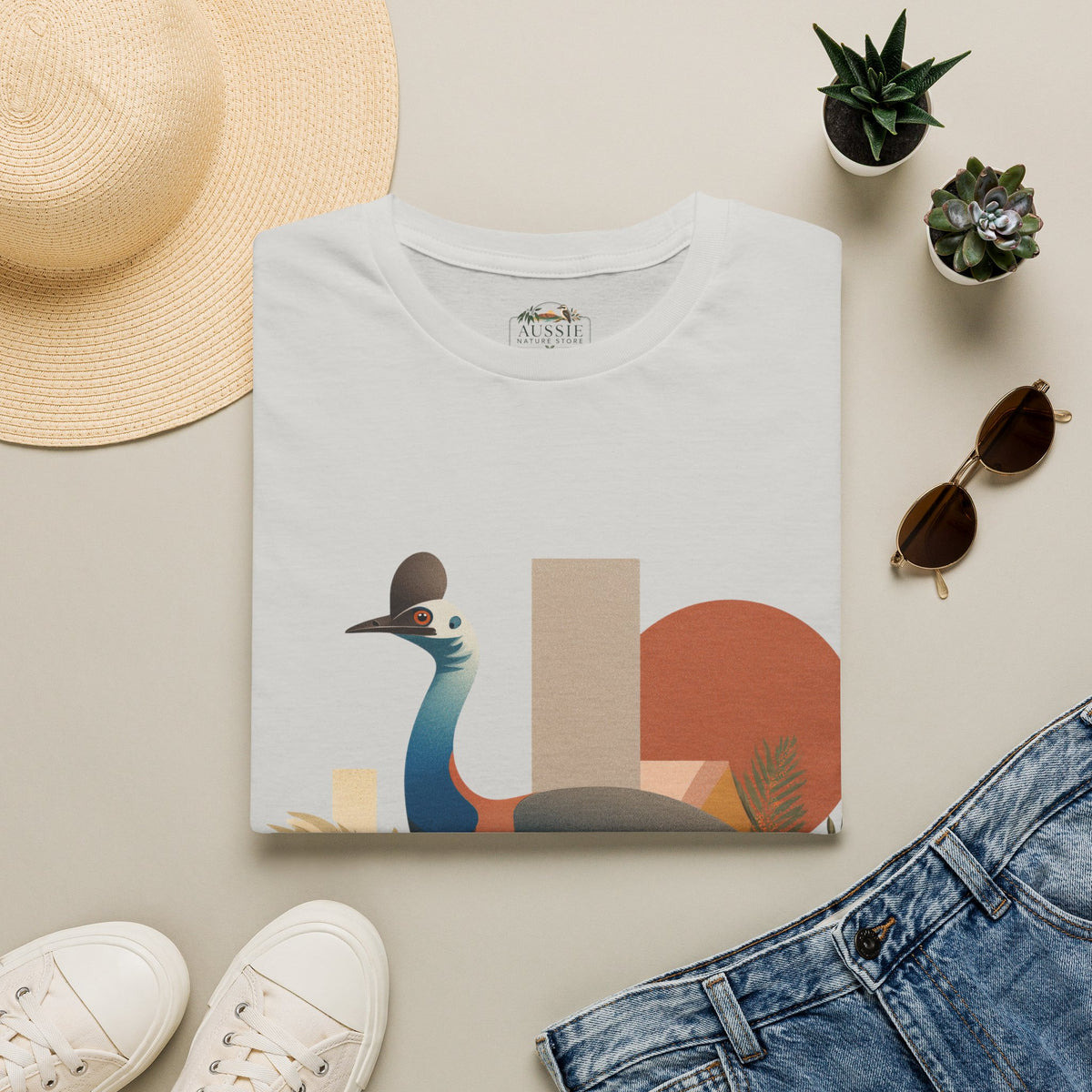 Curios Cassowary Adult Tee