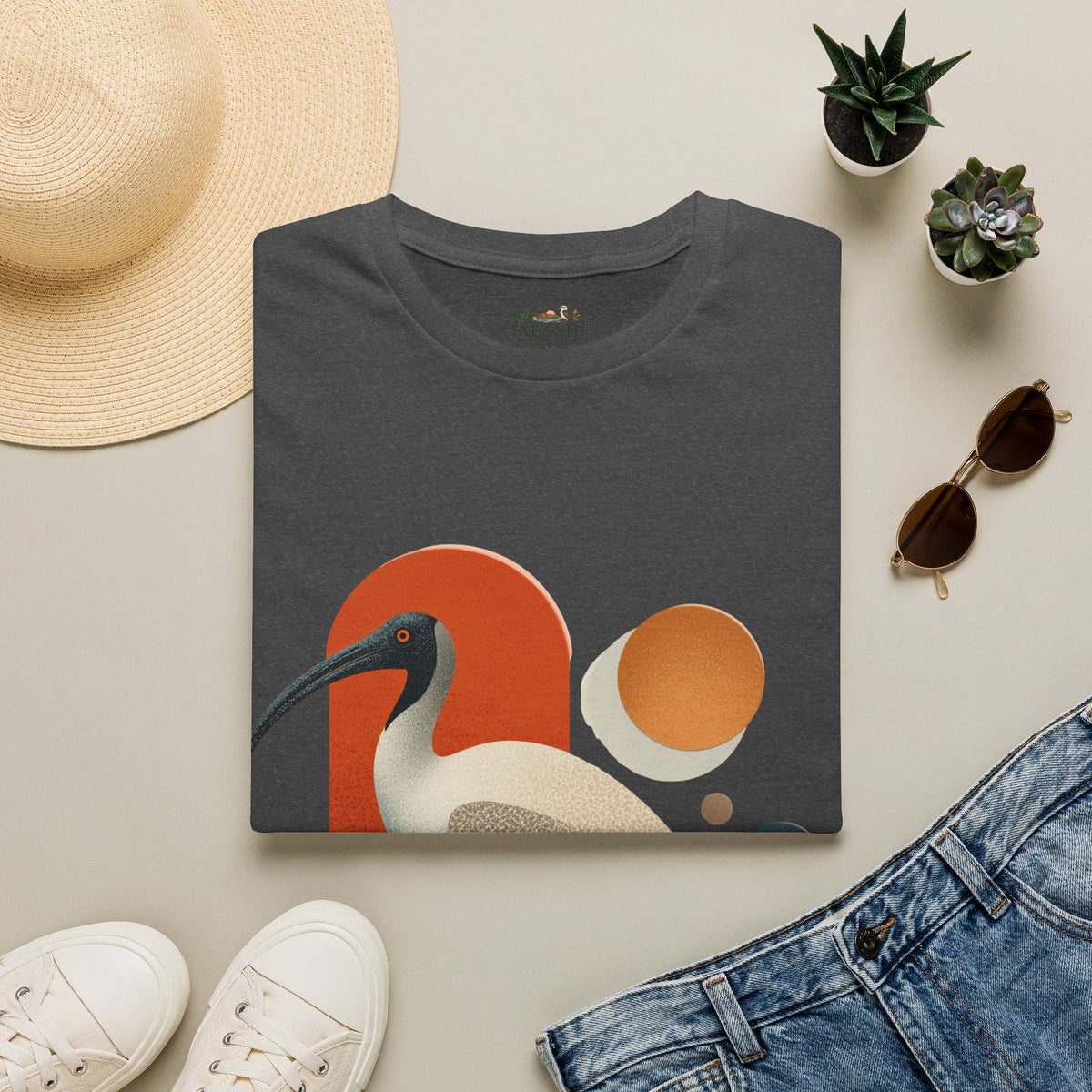 Splashing Ibis Adult Tee