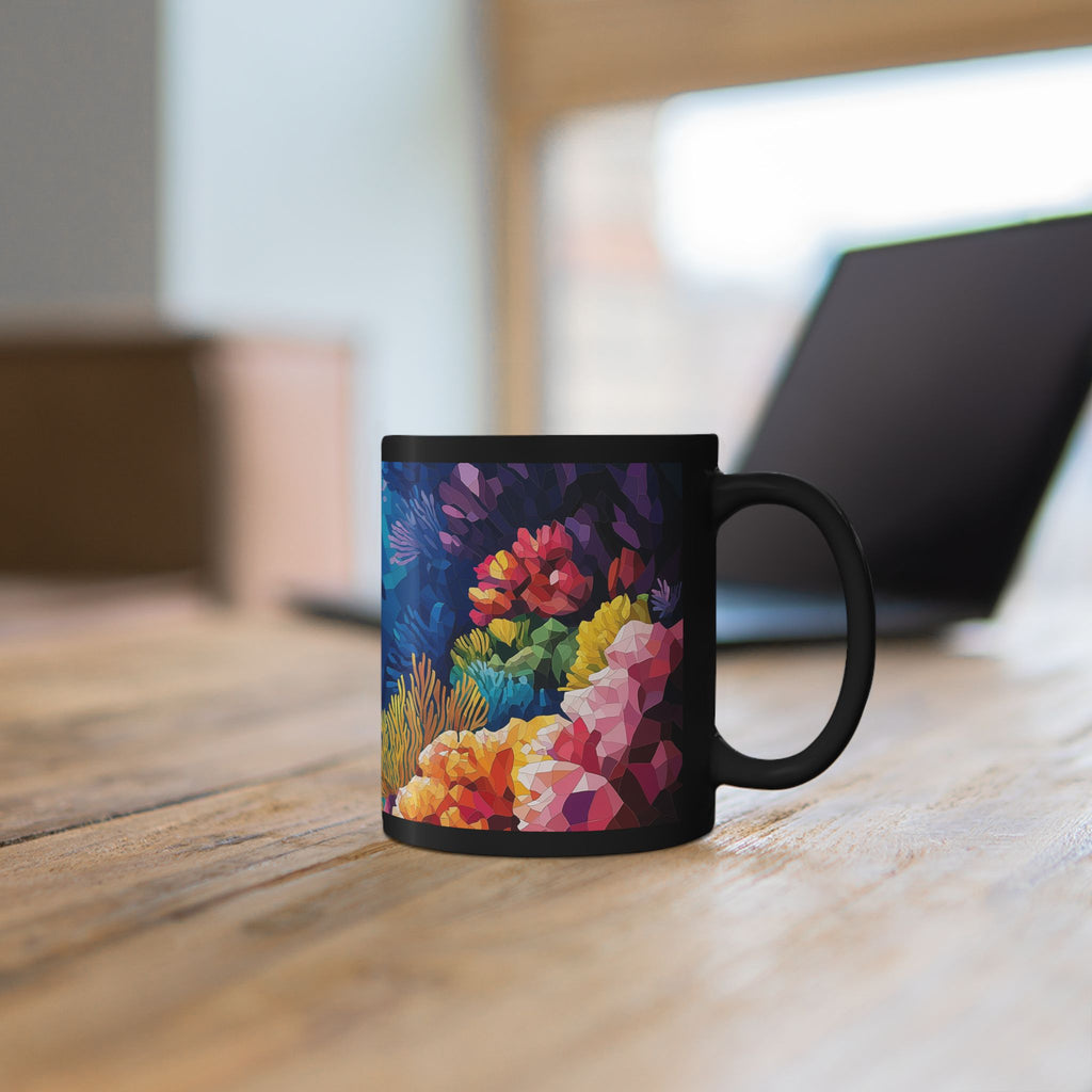 Coral Reef Black Ceramic Mug (11oz & 15oz)