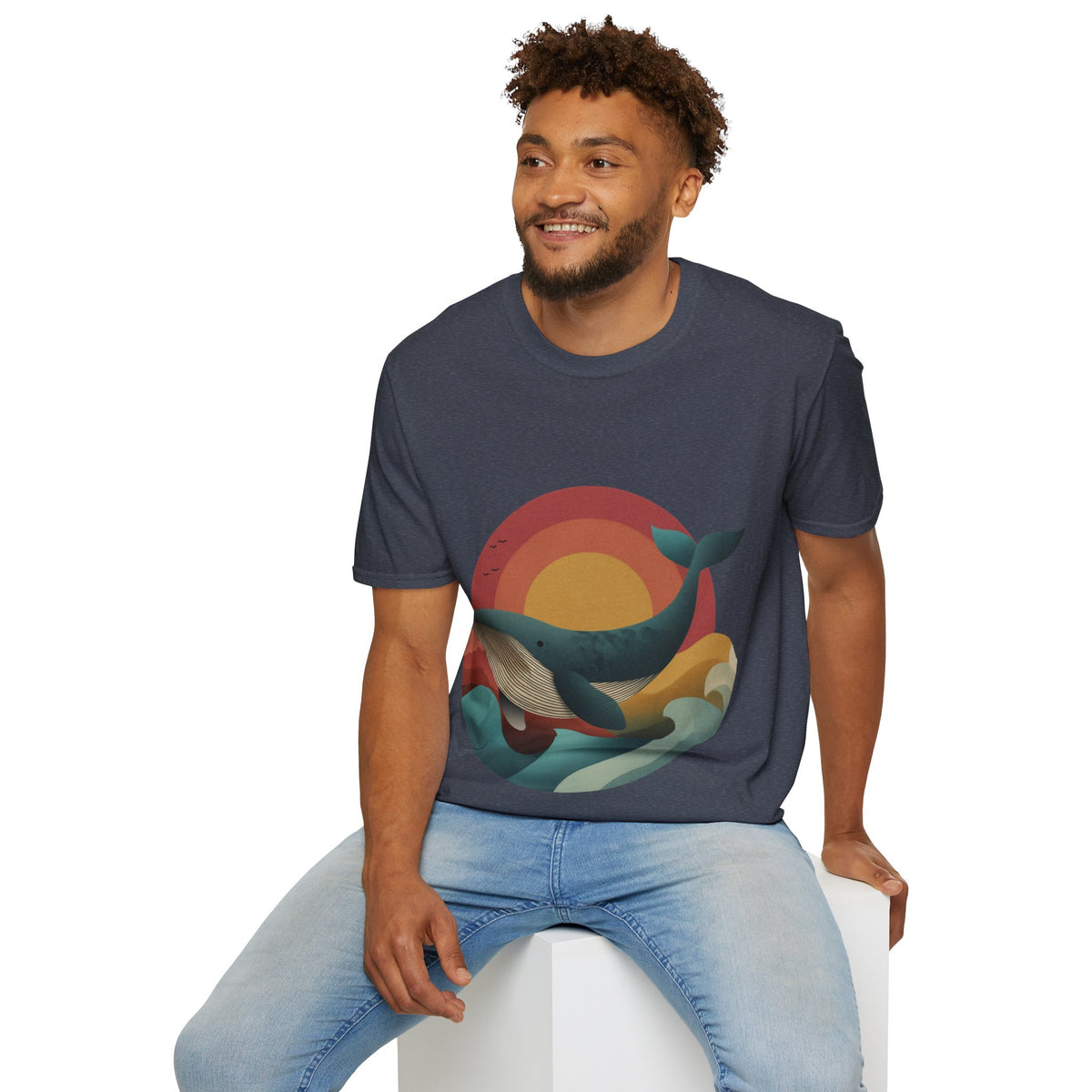 Majestic Humpback Whale Adult Tee