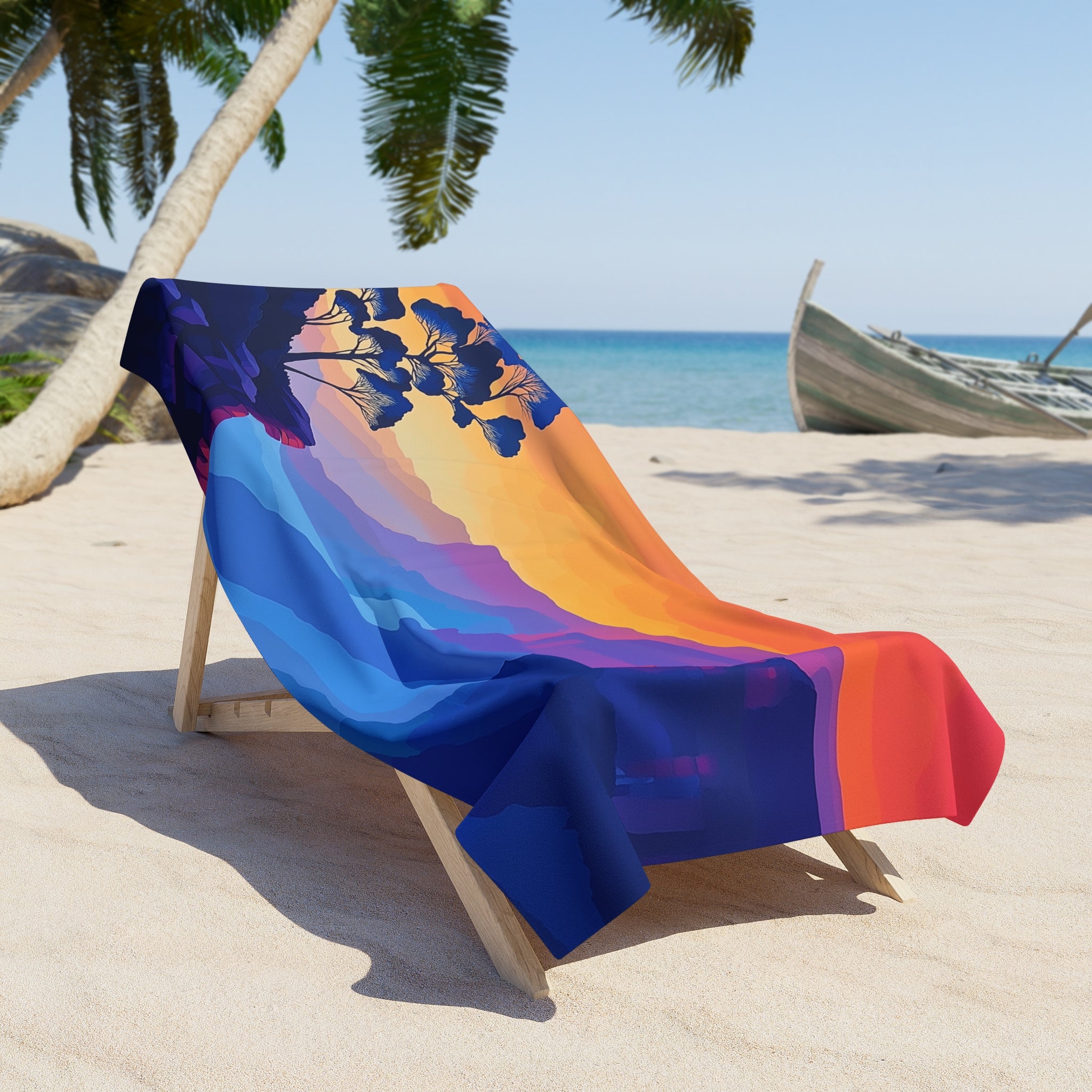 Blue Mountains Beach Towel