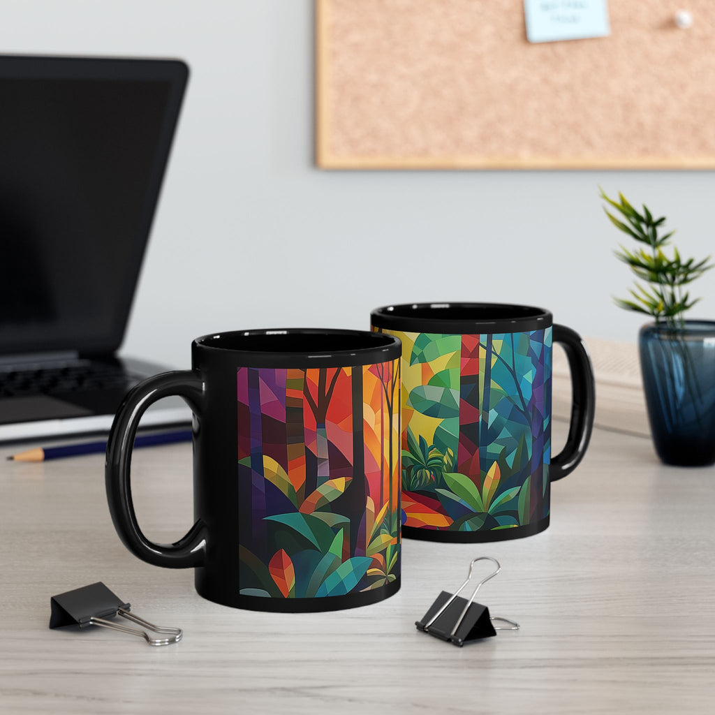Colourful Rainforest Path Ceramic Mug (11oz & 15oz)
