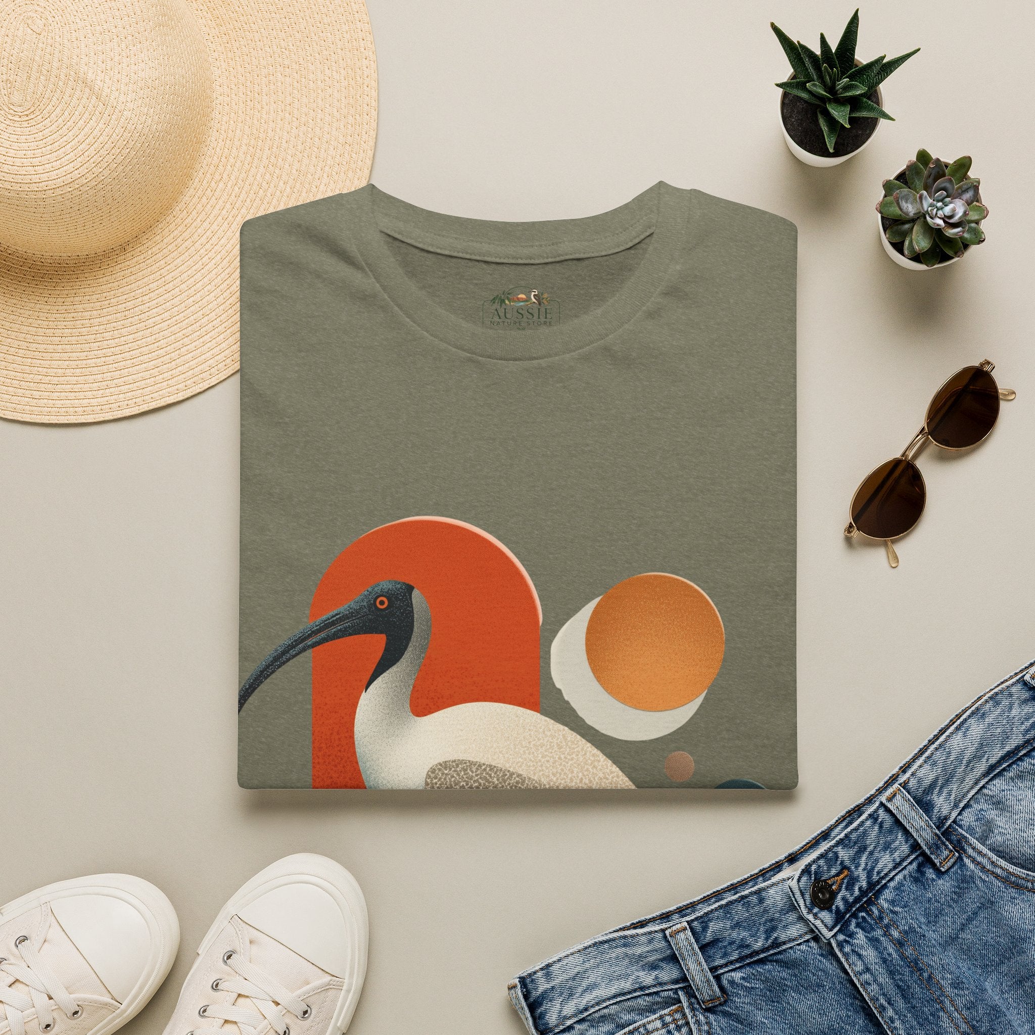Splashing Ibis Adult Tee