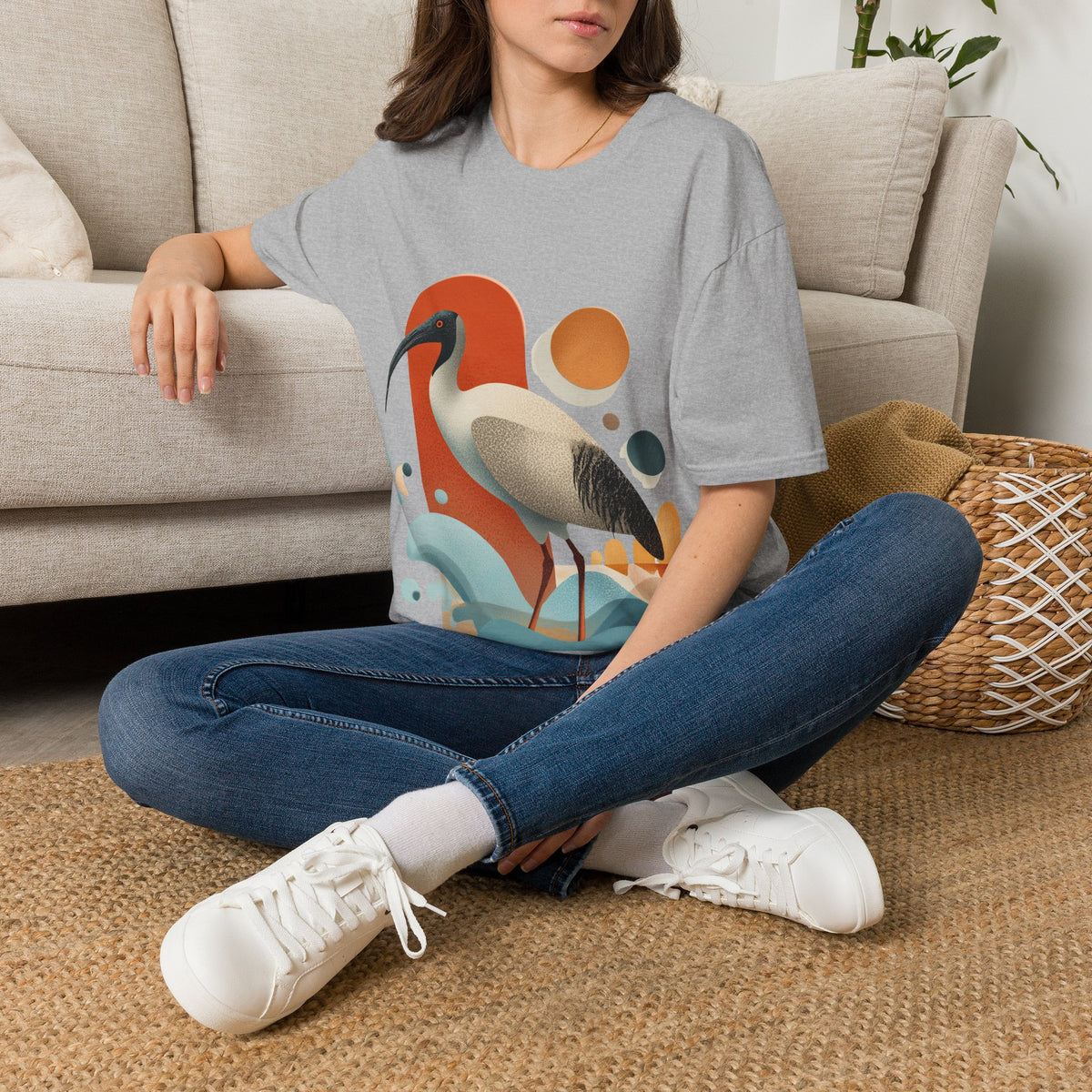 Splashing Ibis Adult Tee