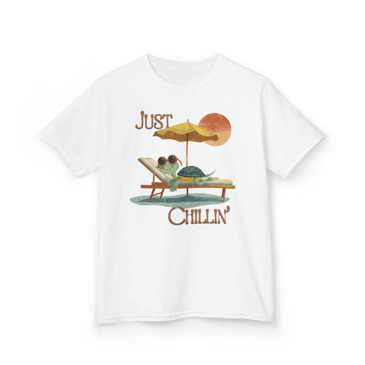 'Just Chillin' Tortoise Kids Tee