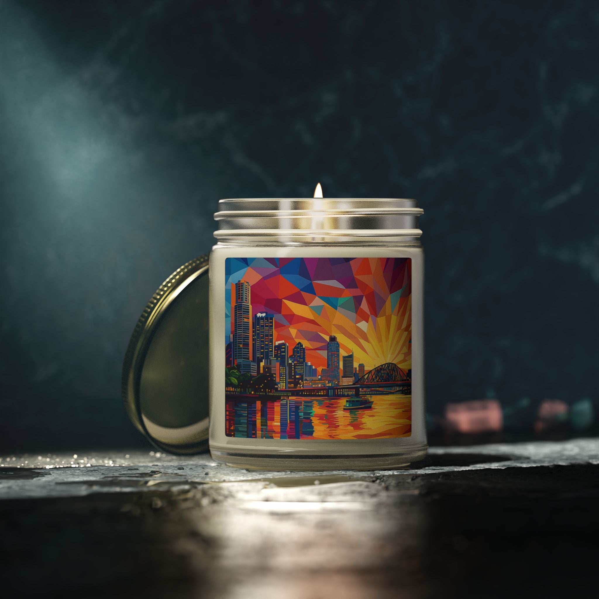 Brisbane Skyline Hand-poured Candle