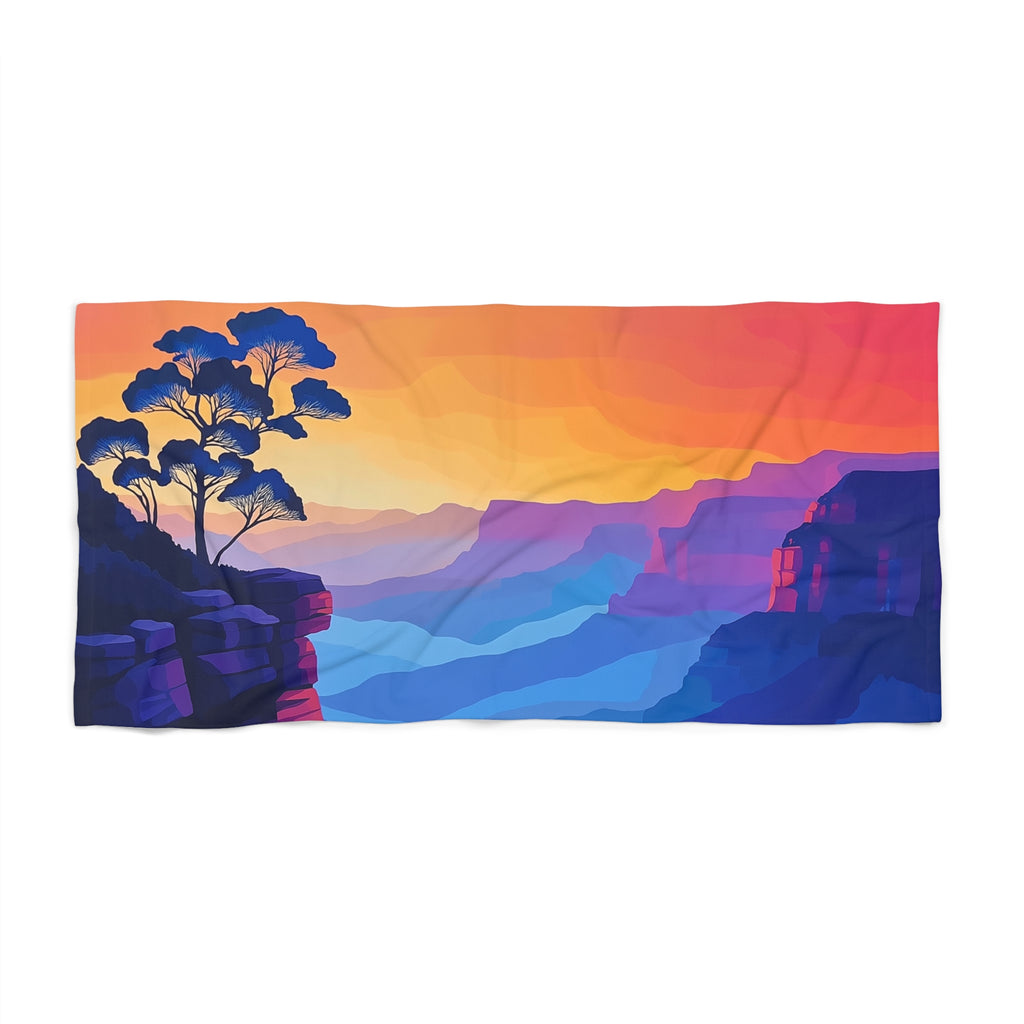 Blue Mountains Beach Towel