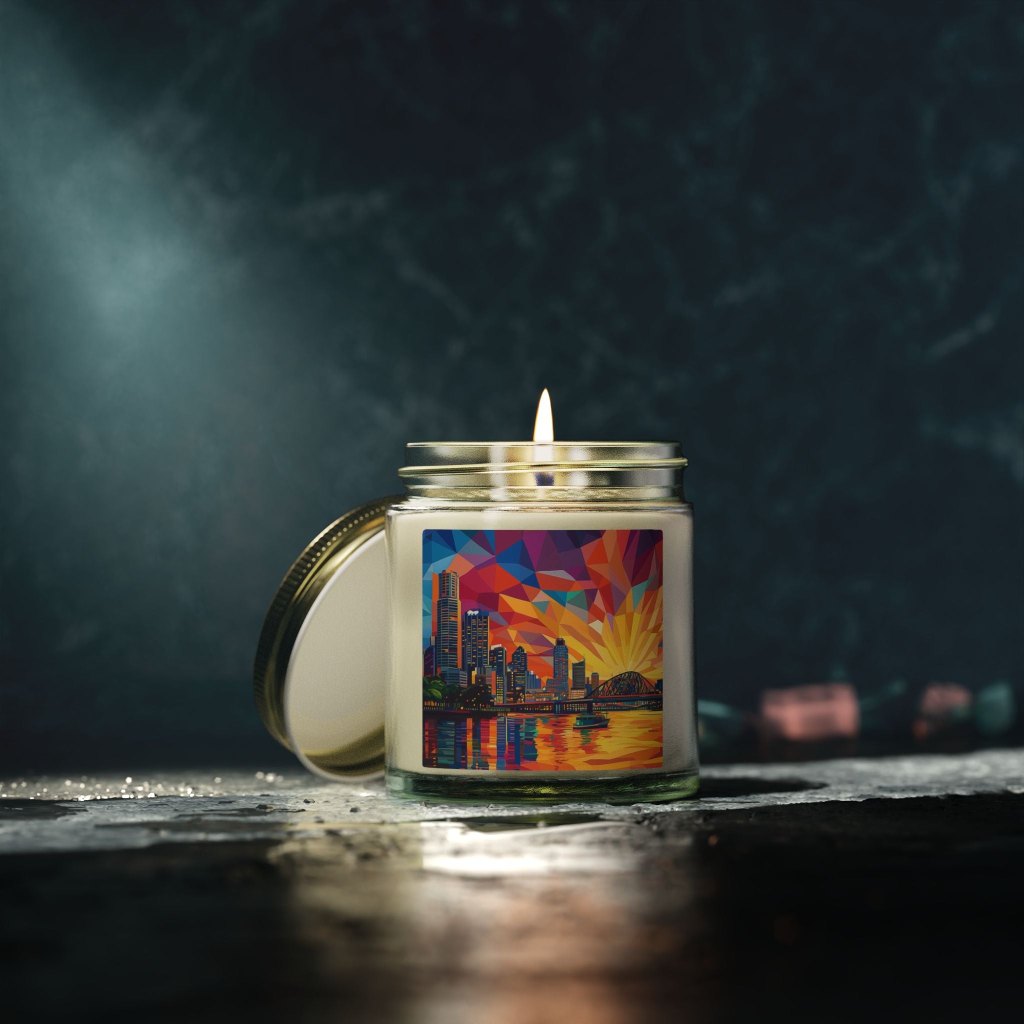 Brisbane Skyline Hand-poured Candle