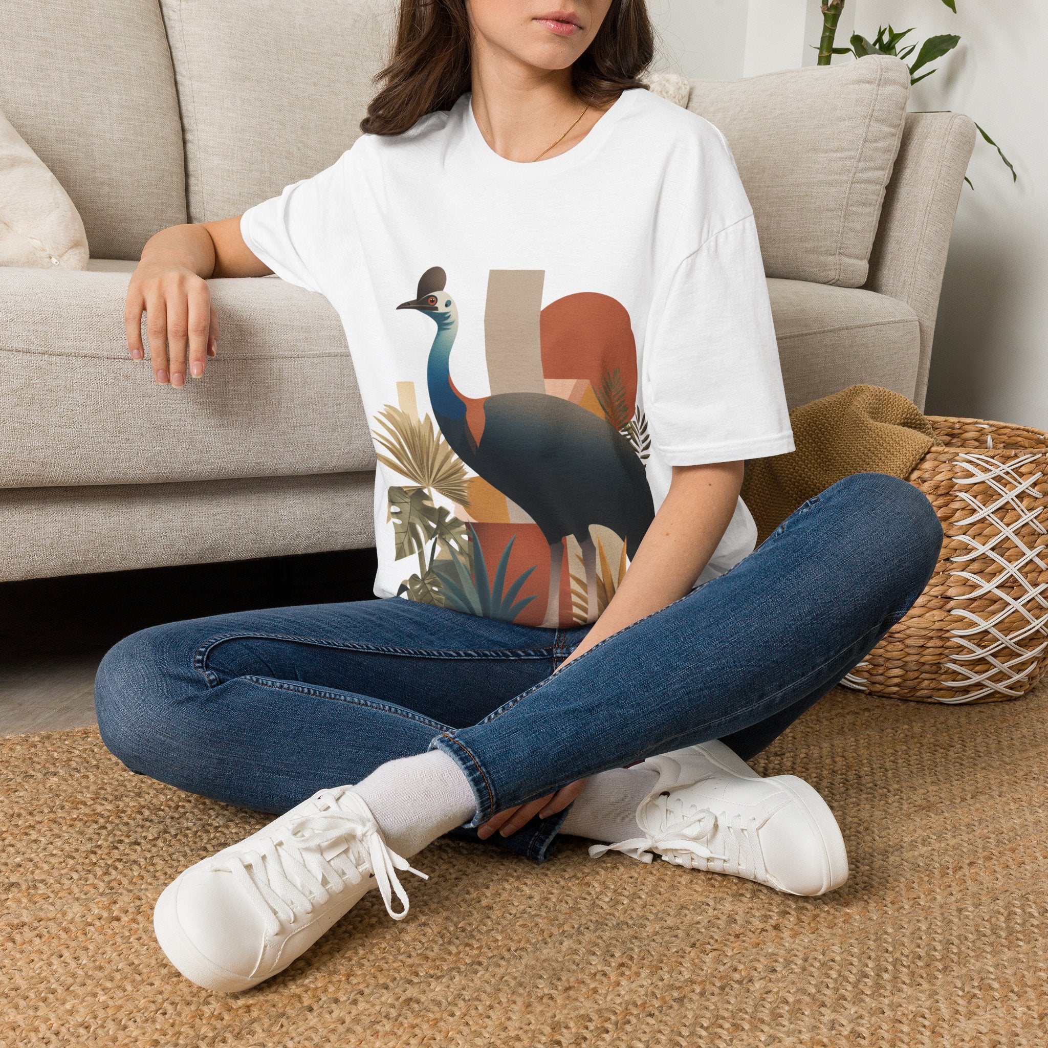 Curios Cassowary Adult Tee